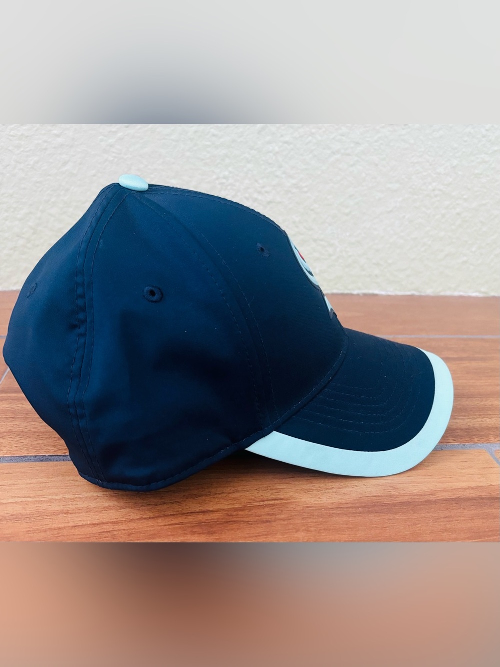 Fanatics Deep Sea Blue Seattle Kraken On Stage Podium A-Frame Adjustable Hat - Picture 5 of 7